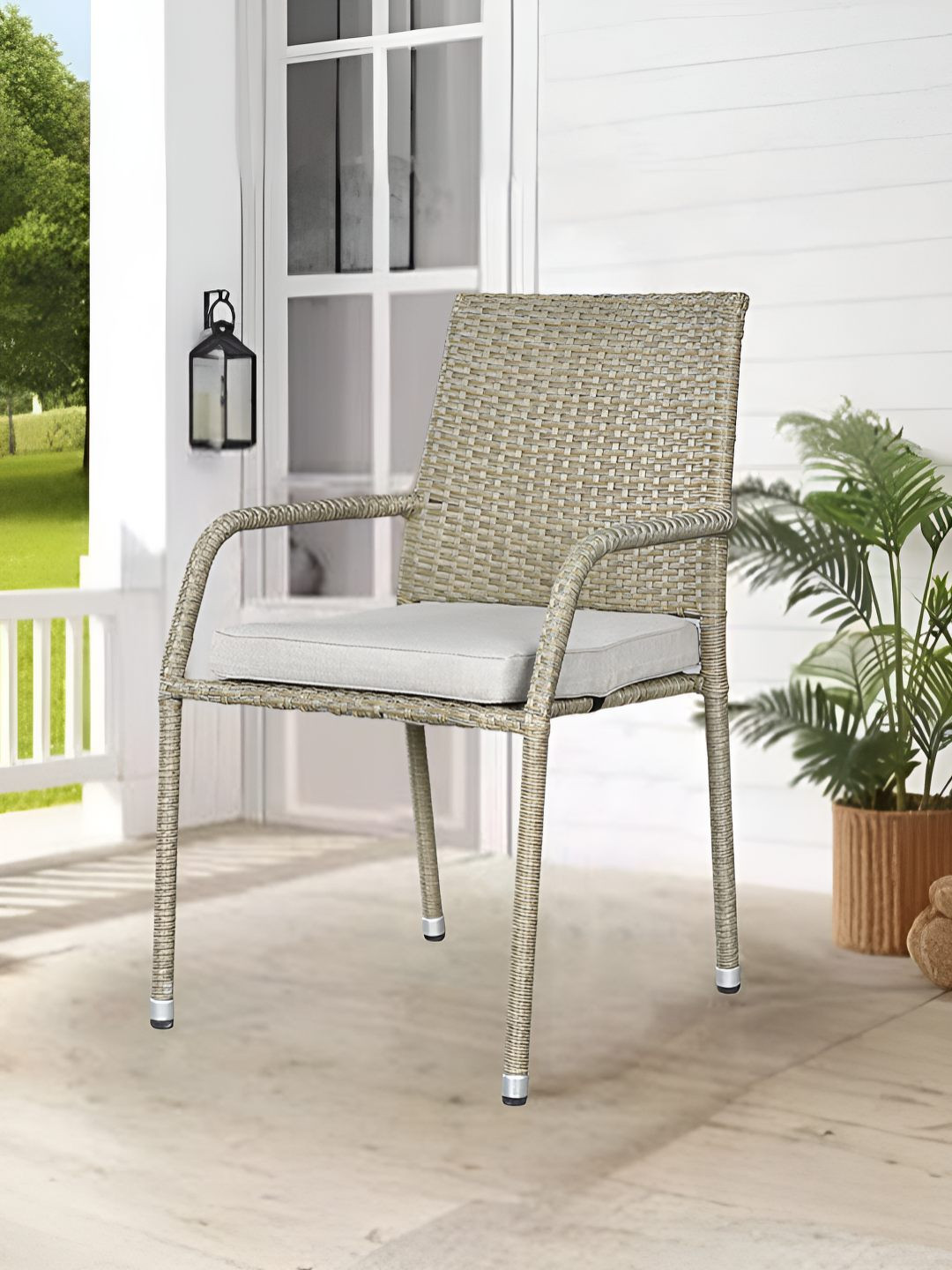 Royaloak Brown Melaka Malaysian Wicker Outdoor Chair