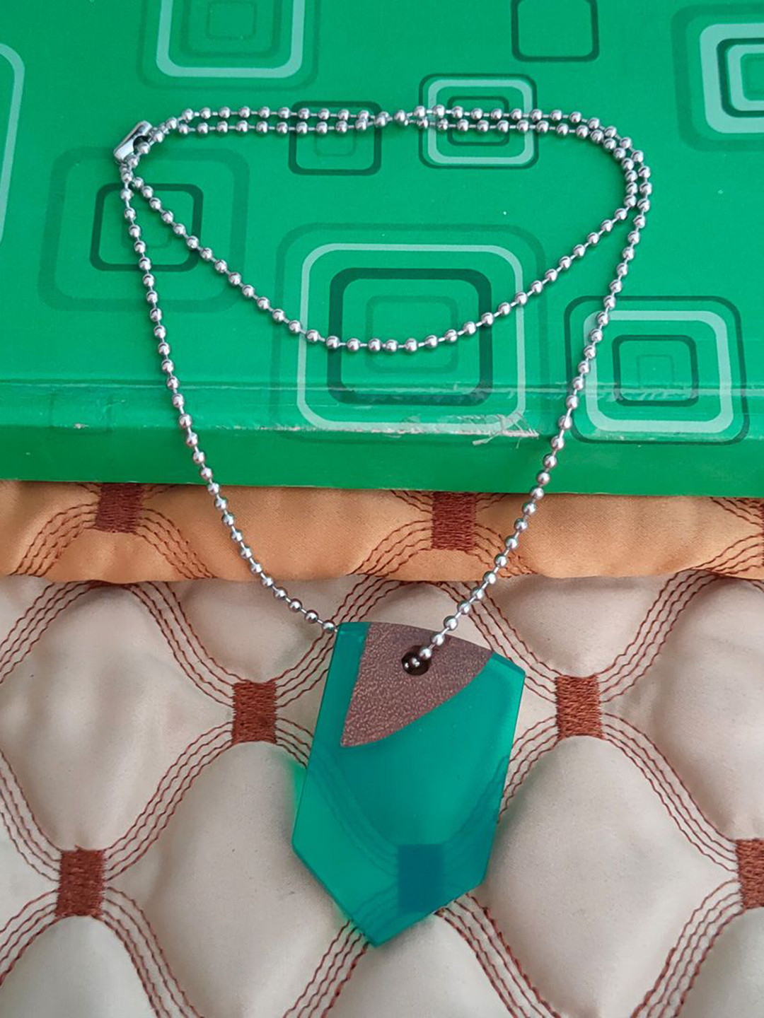 M Men Style Stainless Steel Wood Resin Boho Pendants