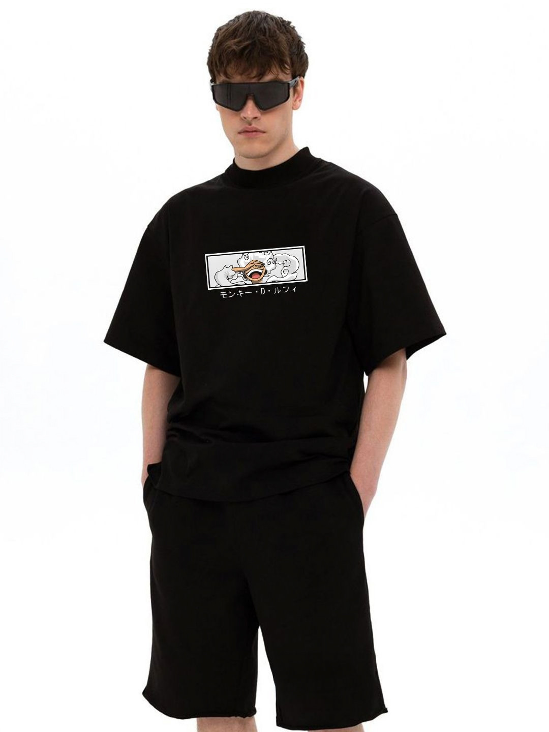 StyleCast Graphic Printed Round Neck Short Sleeve Cotton Oversize T-shirt