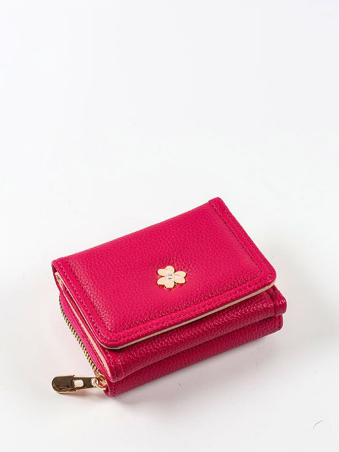 Pieru Women Floral PU Zip Around Wallet
