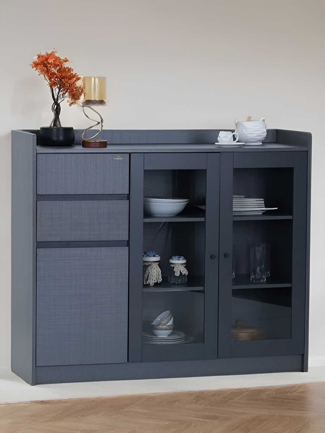 Royaloak Grey Tivoli Italian Side Board Cabinet