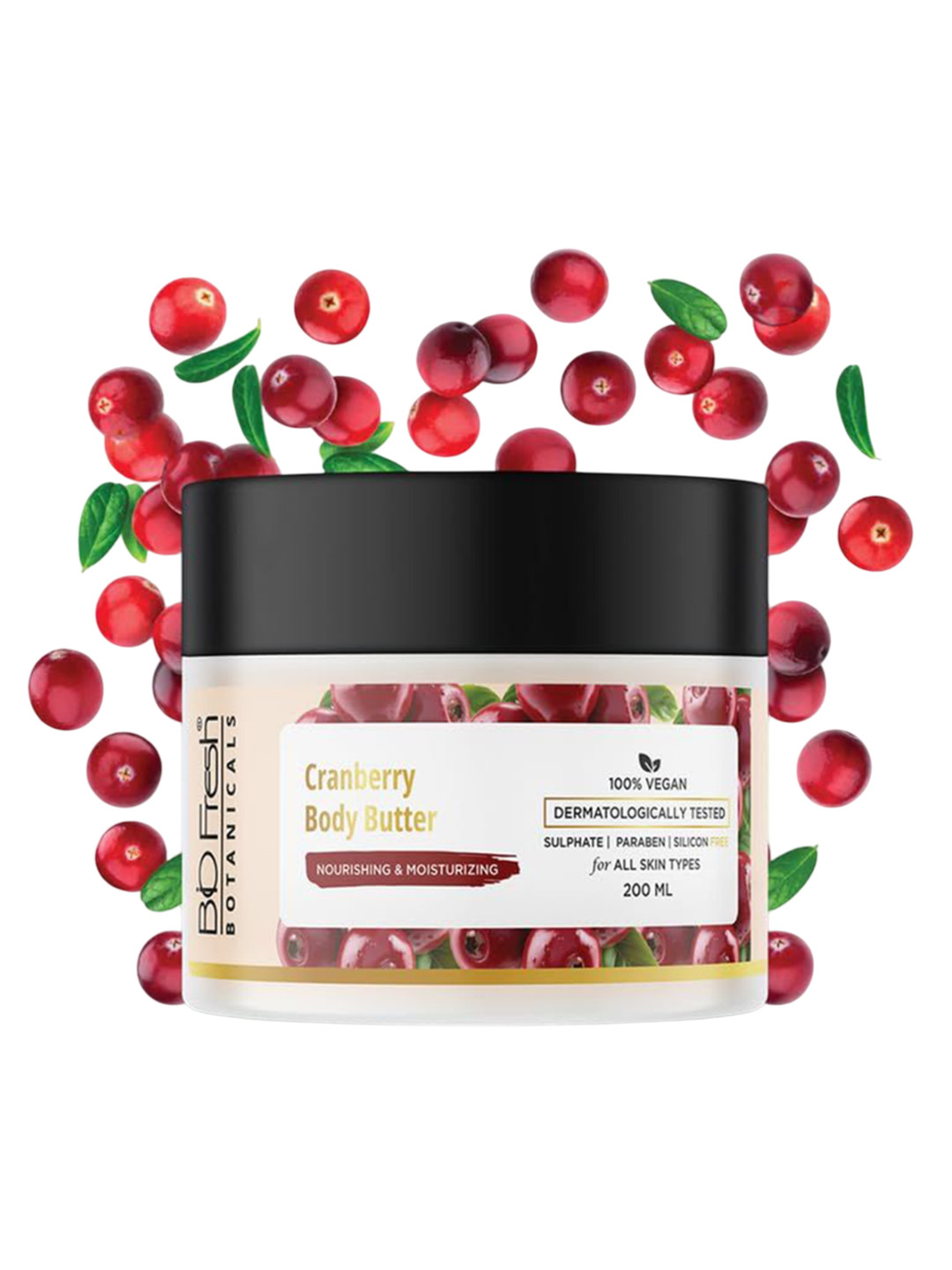 BIOFRESH 100% Vegan Cranberry Body Butter - 200 ml