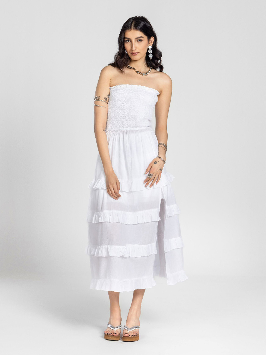 Past Modern Maxi Dress
