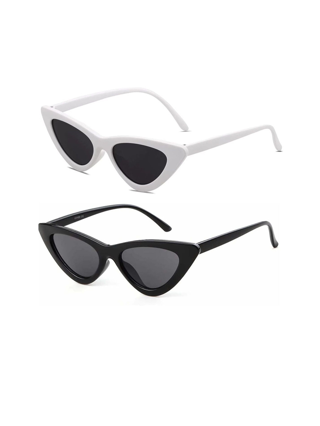 PIRASO Women Pack Of 2 Cateye Sunglasses with UV Protected Lens 8174 CATEYE