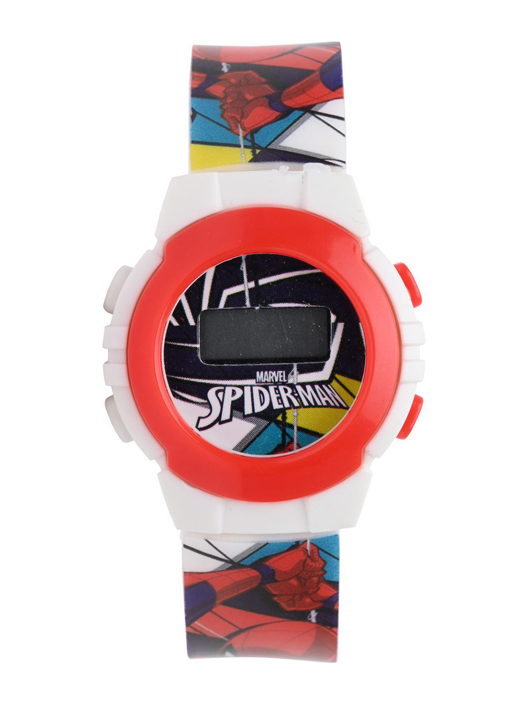 Marvel Kids Spiderman Printed Dial & Straps Digital Automatic Watch TKW0005