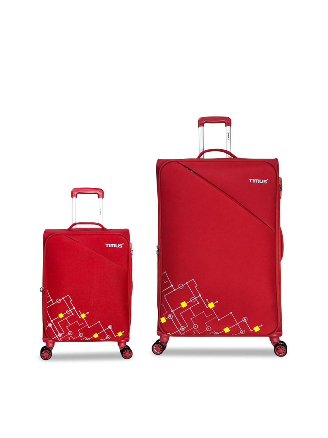 Timus Set Of 2 Flash Plus Soft-Sided Trolley Bag