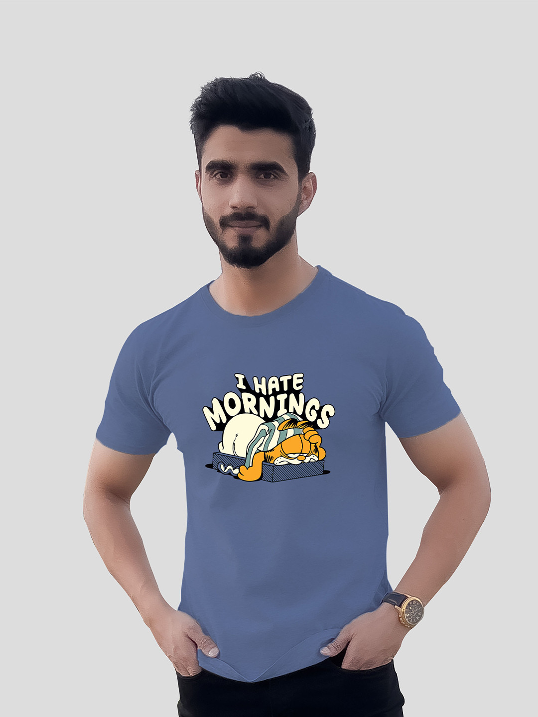 Jack Paris Men Printed Relaxed Garfield T-shirt