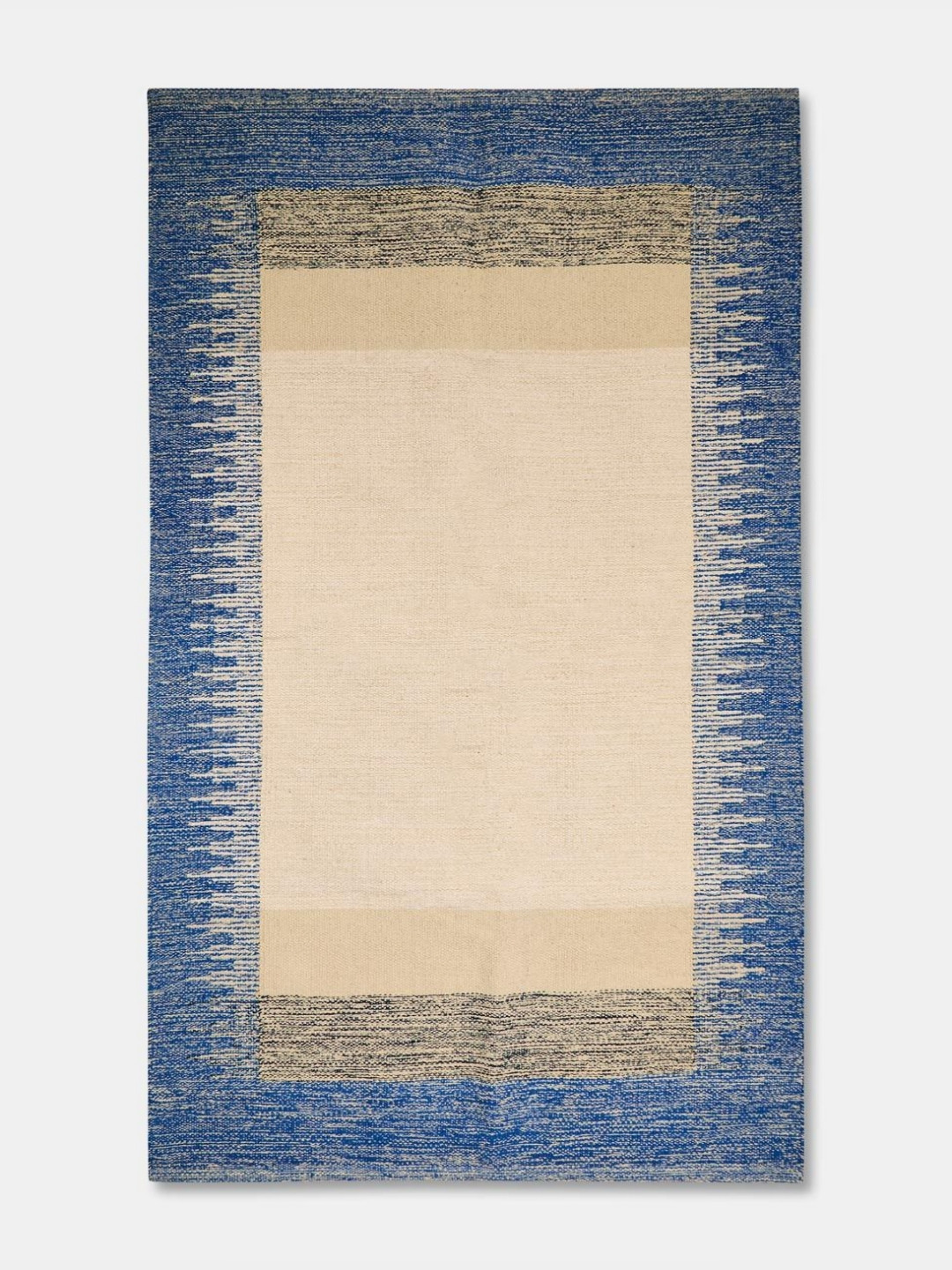 Fabindia Blue & Beige Punya Woven DesignedDhurries