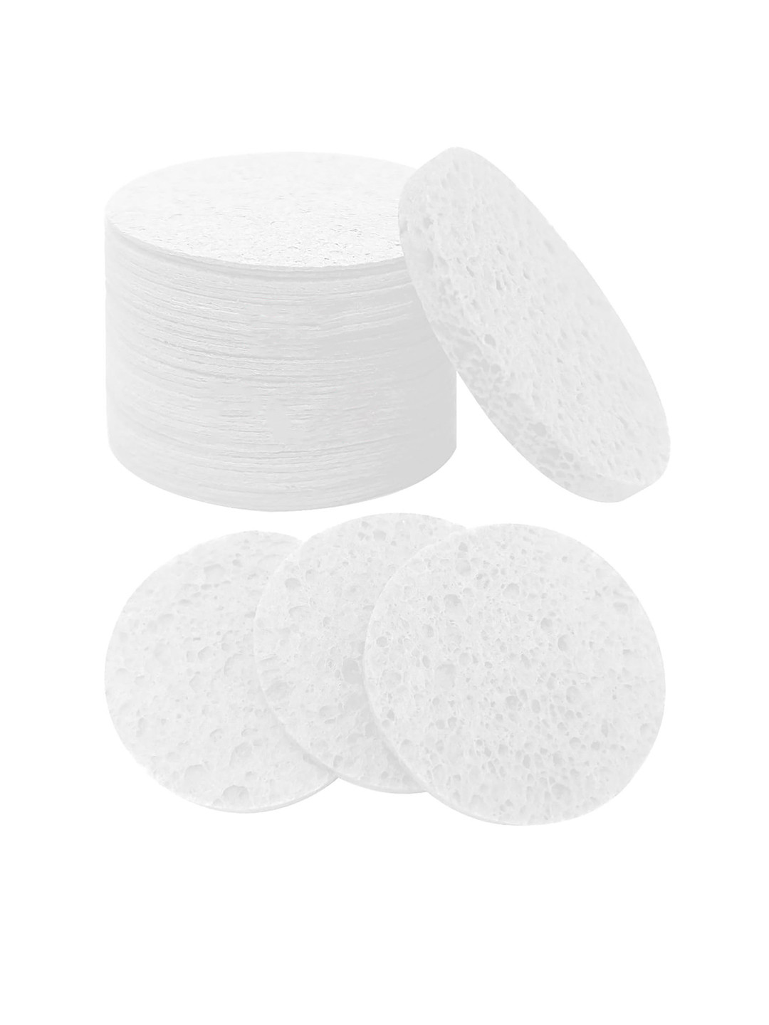 BIRDWARE Premium Compress Sponge For Makeup Remover - 60 Pieces