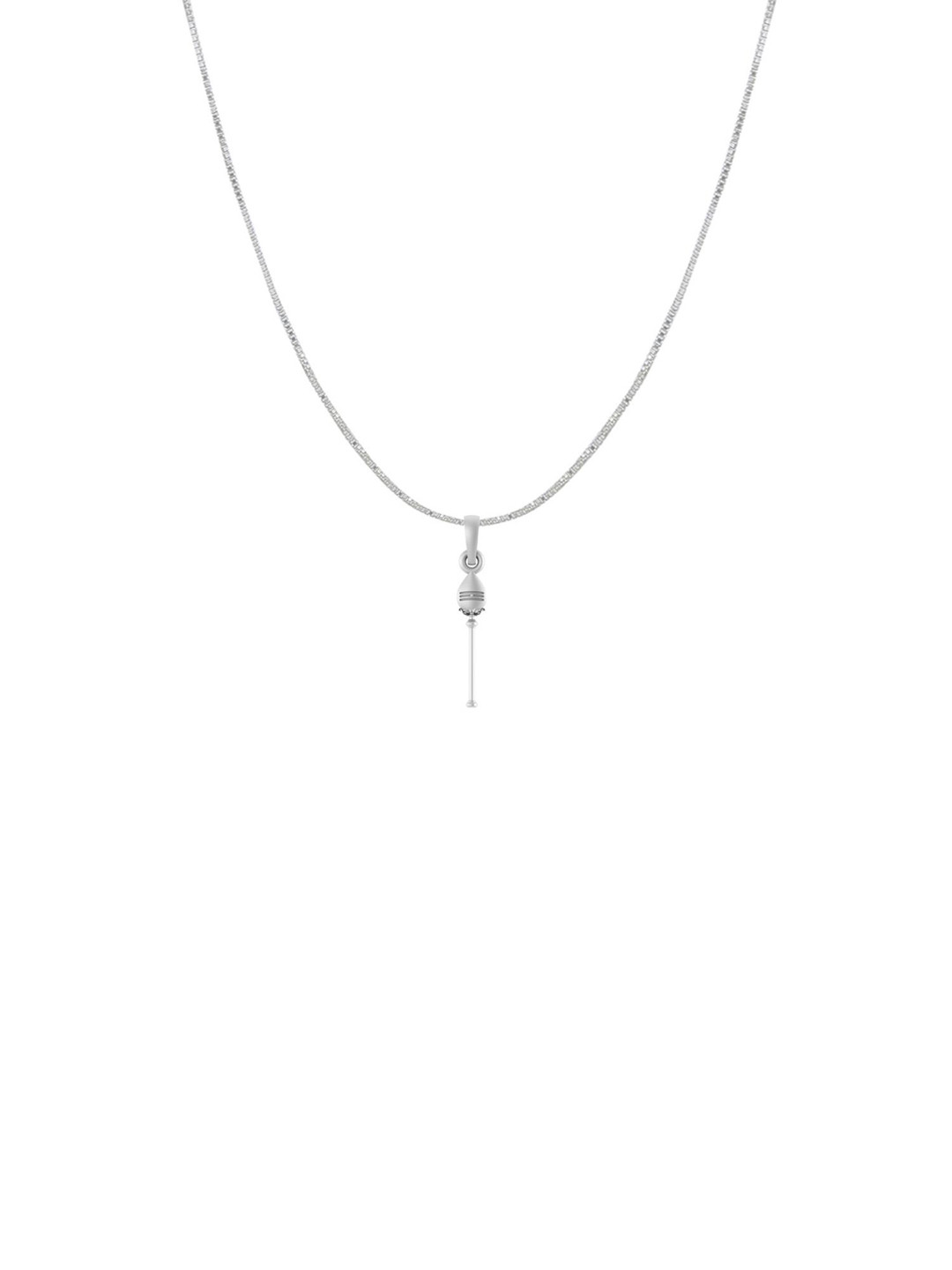 Metronaut 925 Sterling Silver Vel Pandel Pendant With Box Chain