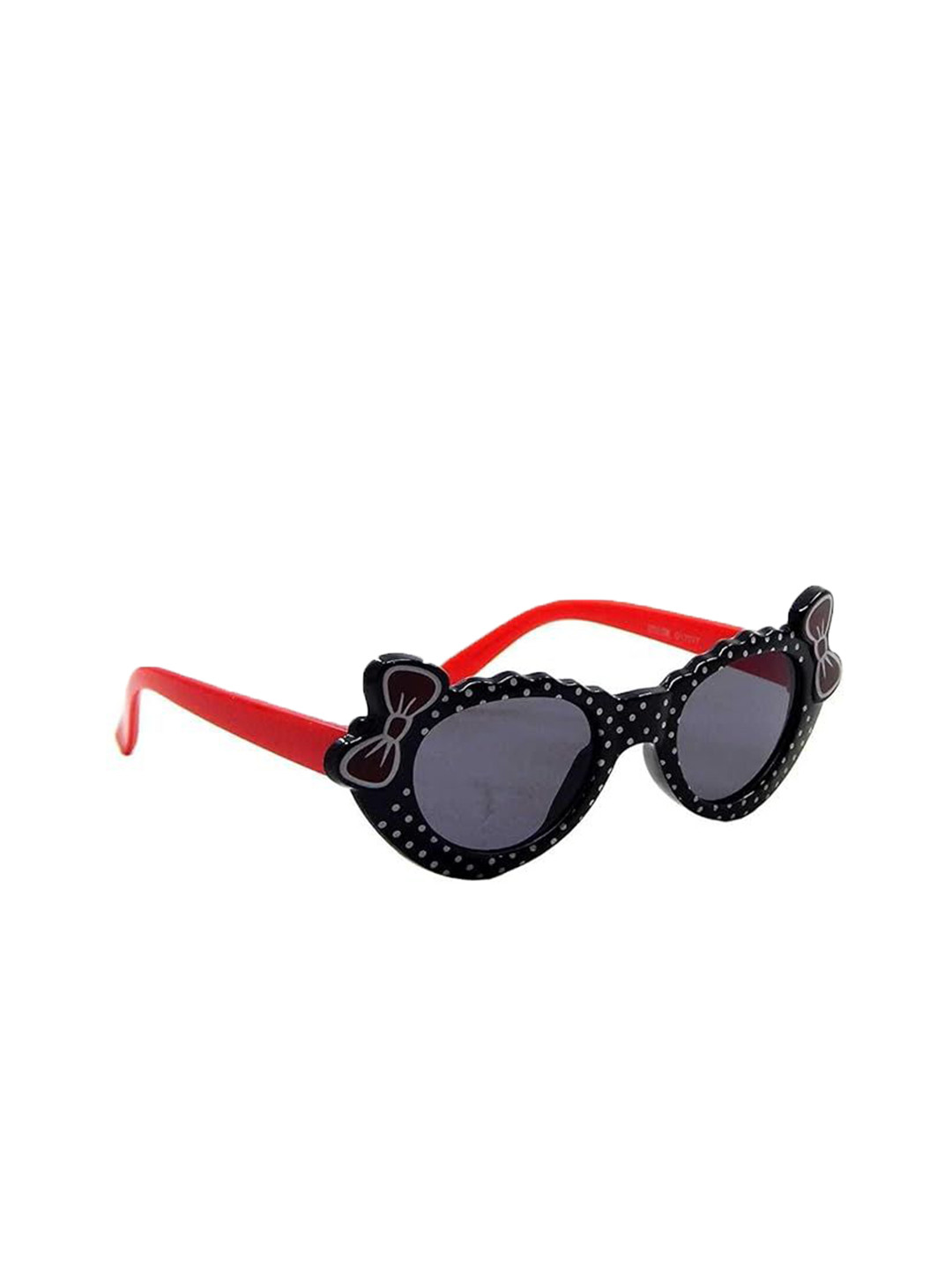 PIRASO Girls Cateye Sunglasses with UV Protected Lens 17077 RED BLACK