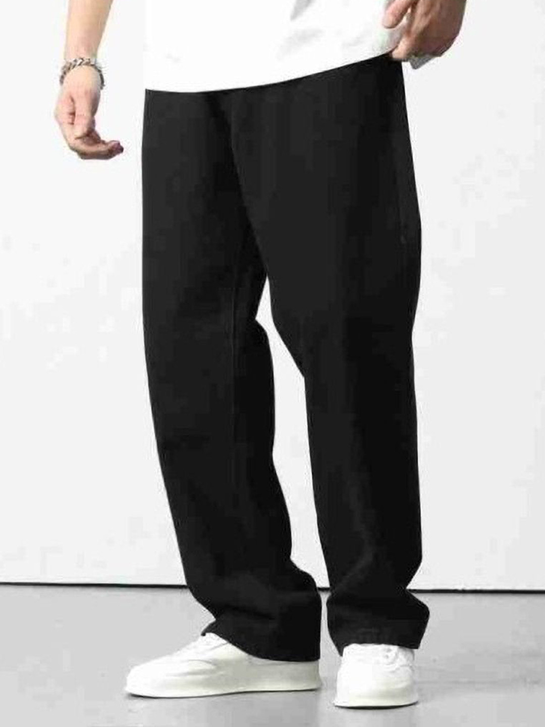 ANGERHOOD Men Mid-Rise No Fade Dark Shade Stretchable Jeans