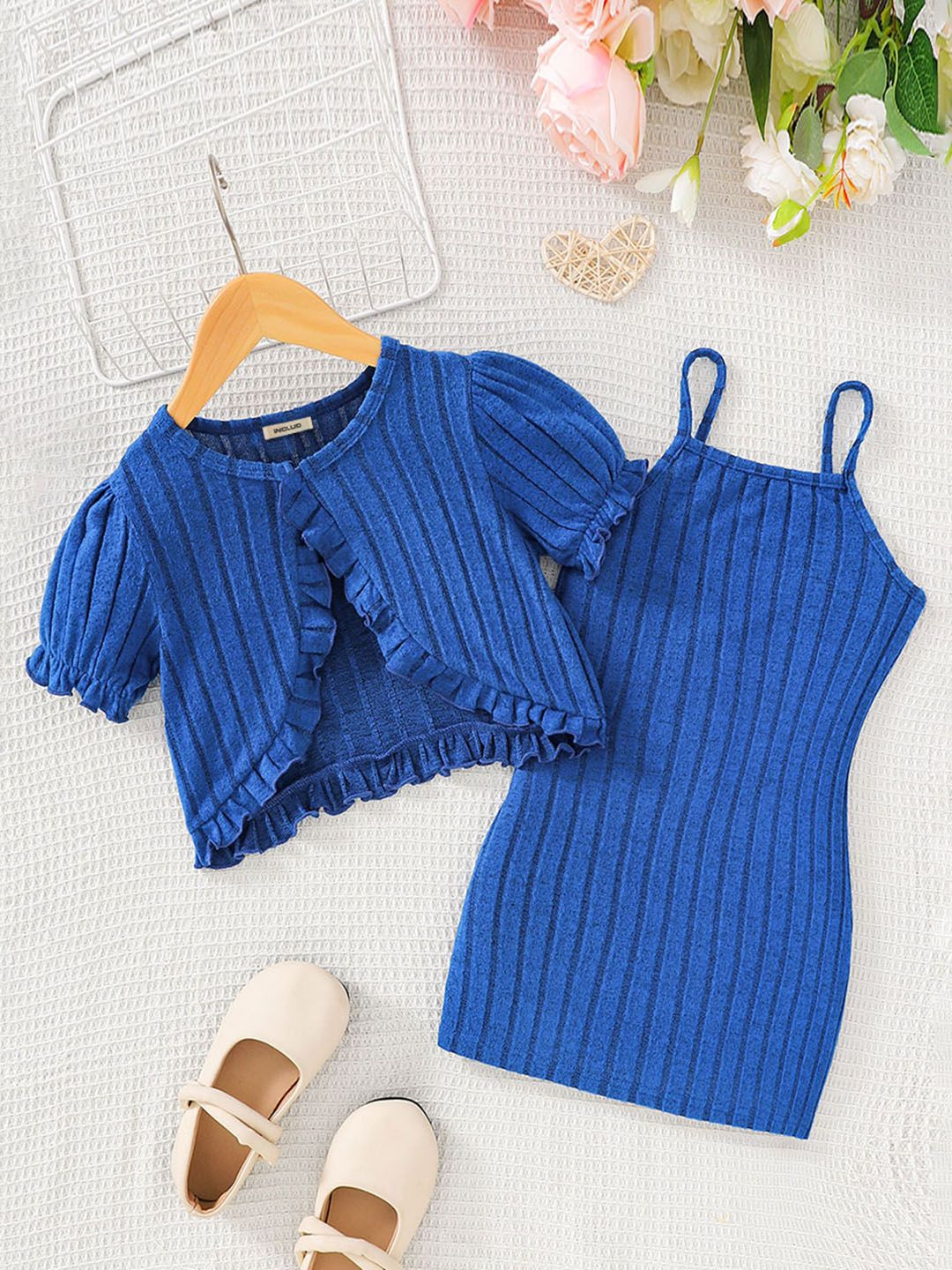 INCLUD Girls Bodycon With Strappy Dress