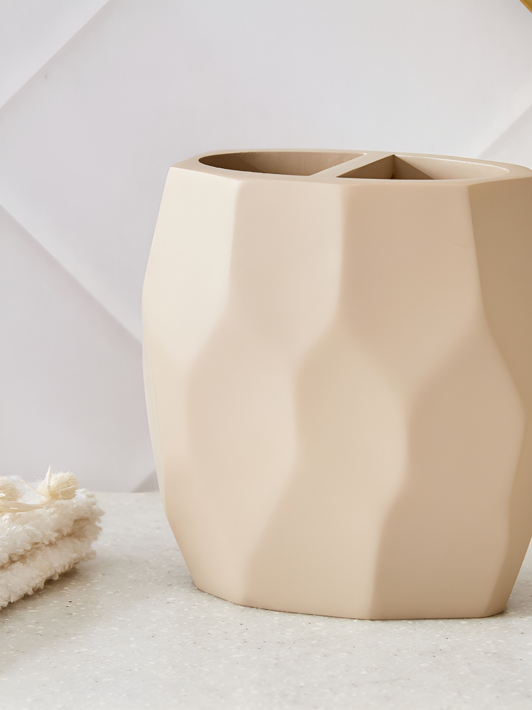 Home Centre Beige Tooth Brush Holder