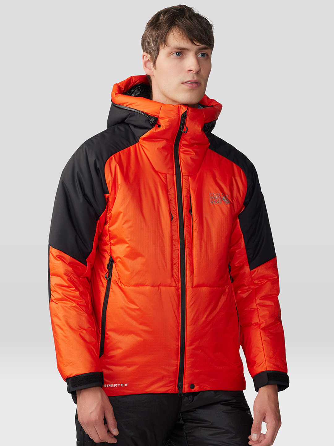 Mountain Hardwear Colourblocked Lightweight Outdoor Hooded Cape Jacket
