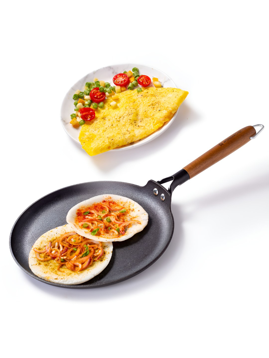 Wonderchef Ferro Black Induction Base Cast Iron Tawa