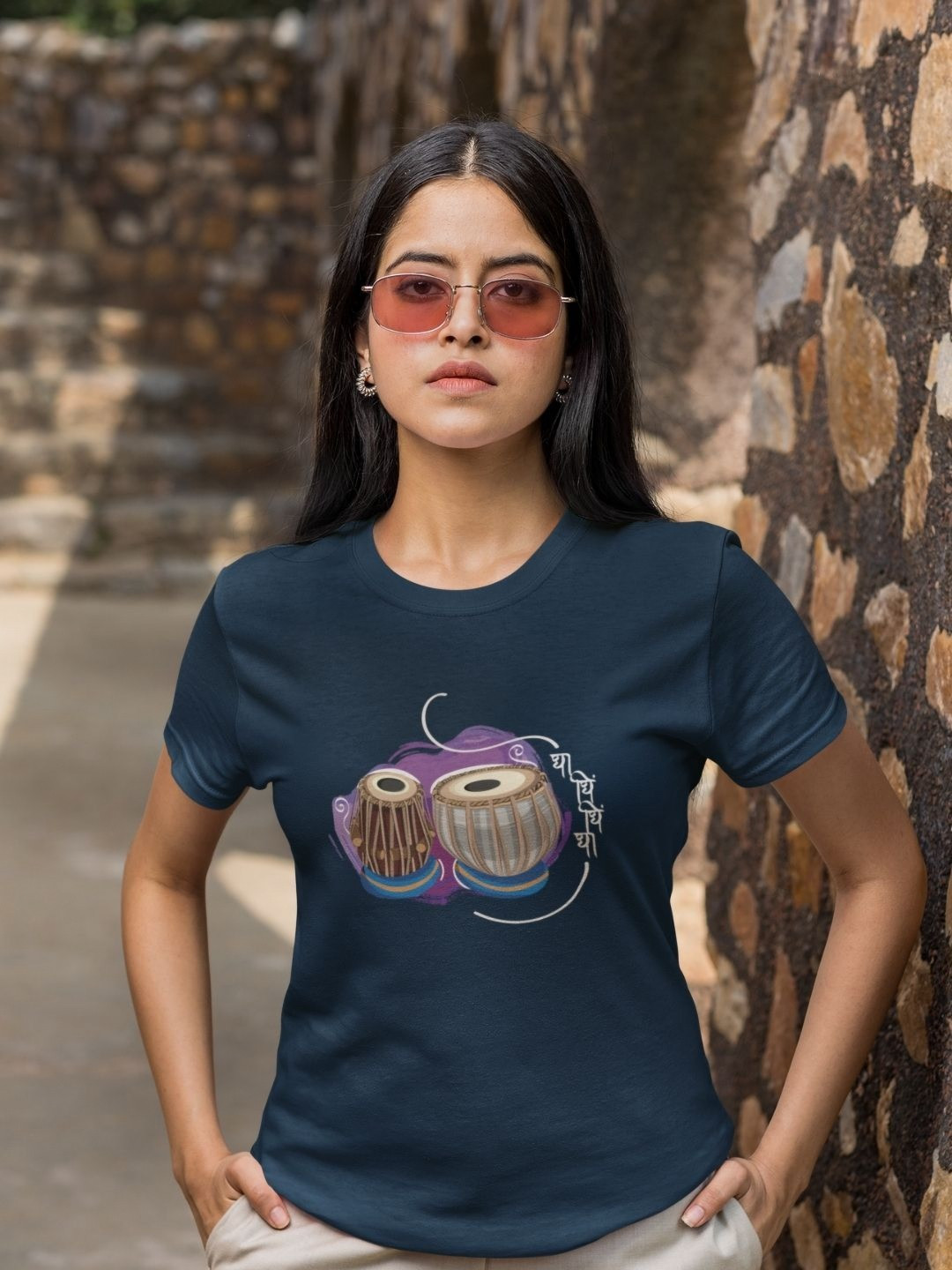 The Mad Riyazi Unisex Graphic Printed Round Neck Cotton T-shirt
