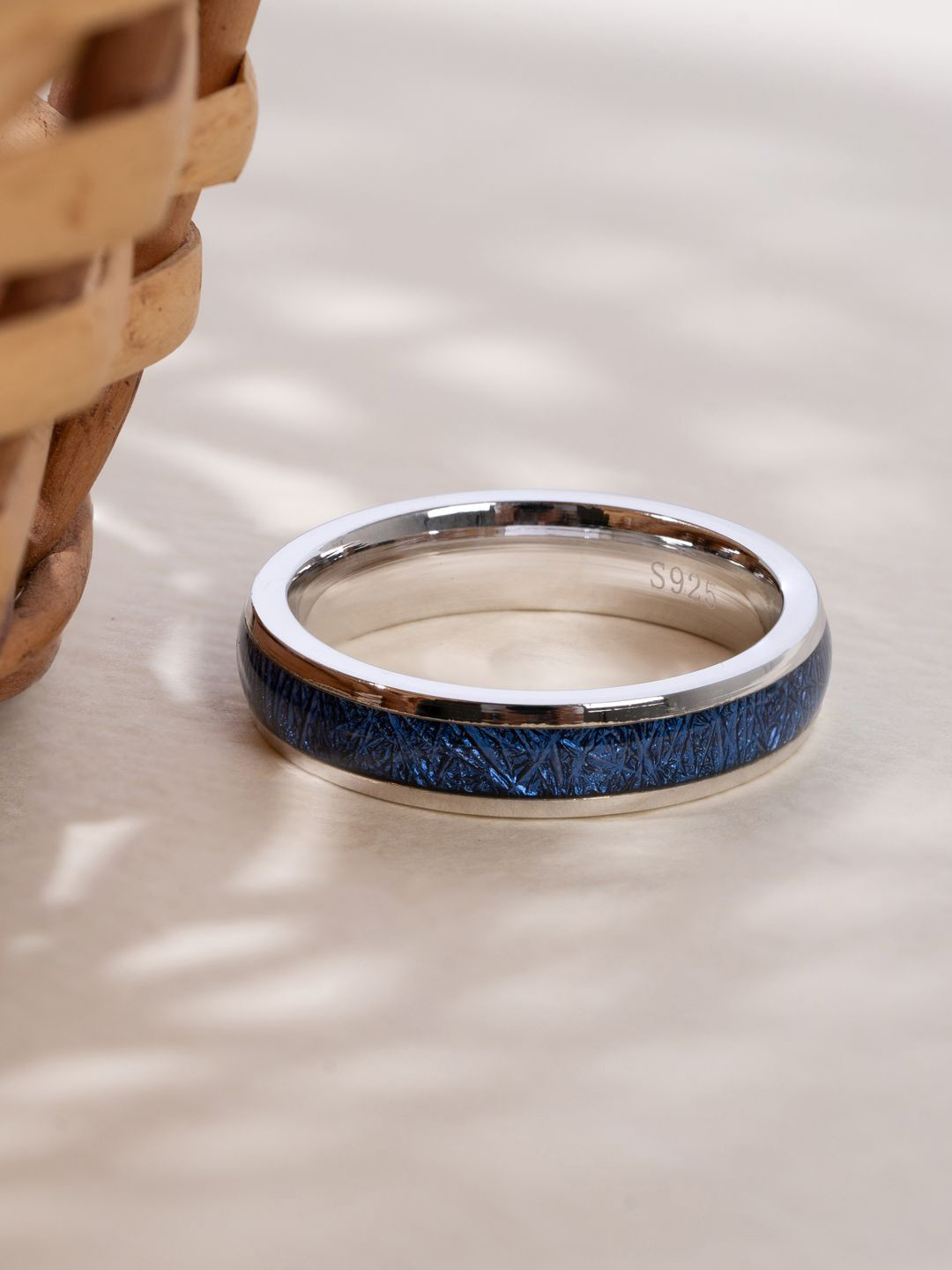 GLYTERS Sterling Silver Finger Ring