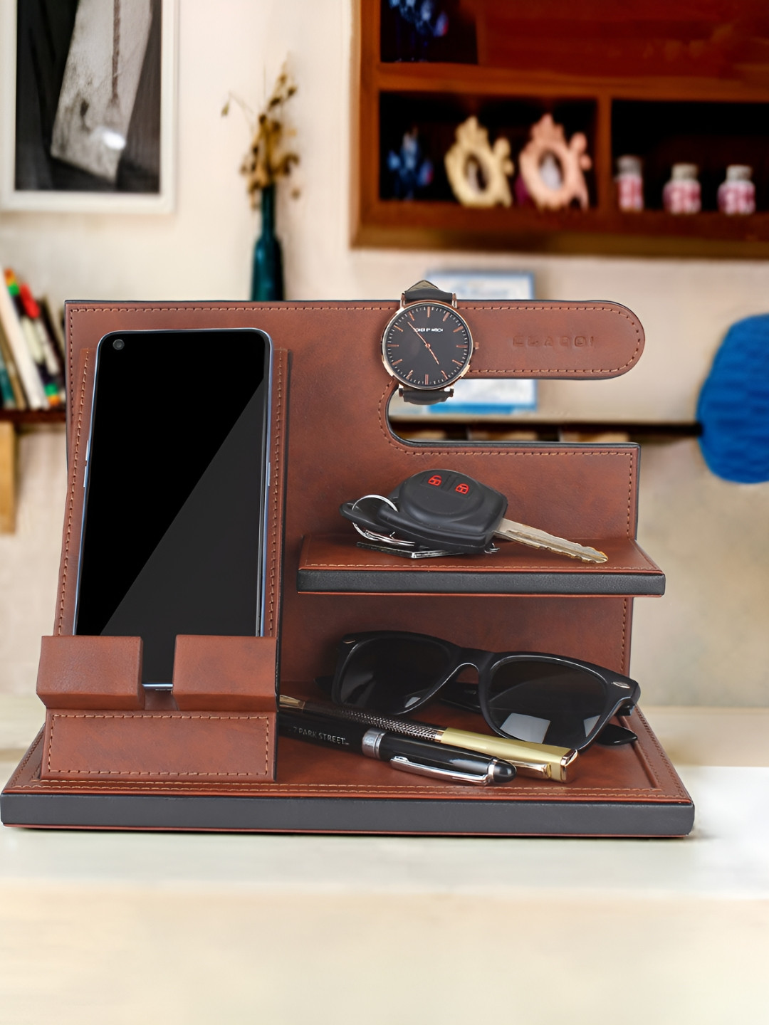 CLADD! Brown Water Resistant Desk Organiser