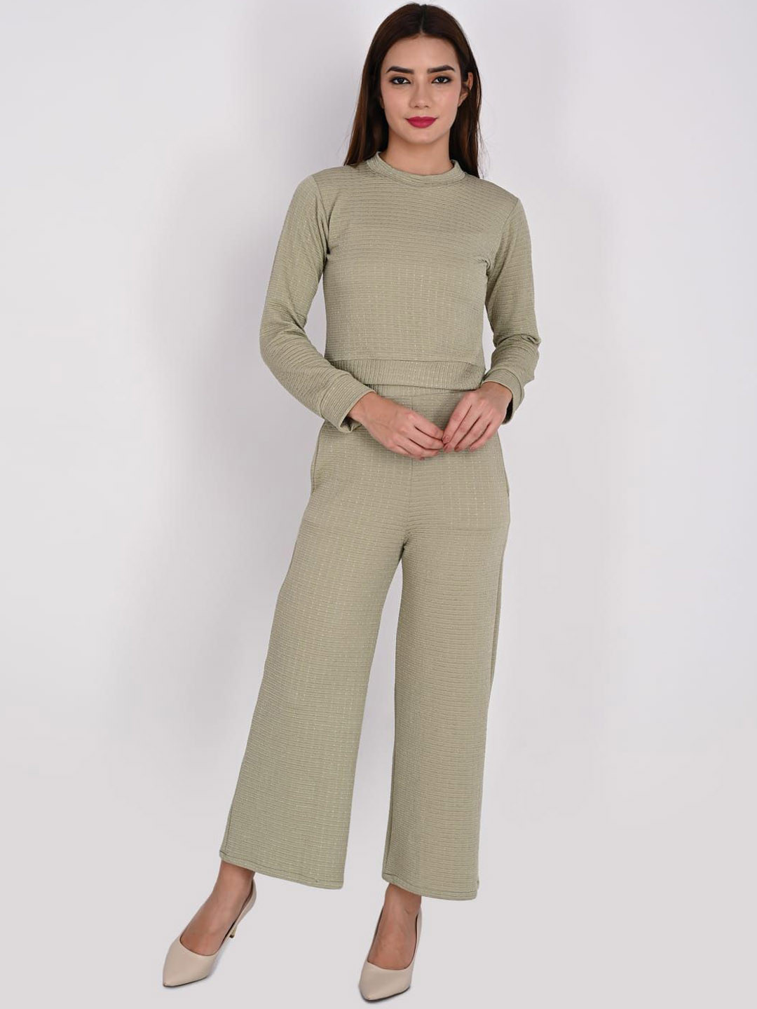 ORIEX THE ORIGINAL FASHION Round Neck Top & Trouser Co-Ord Set