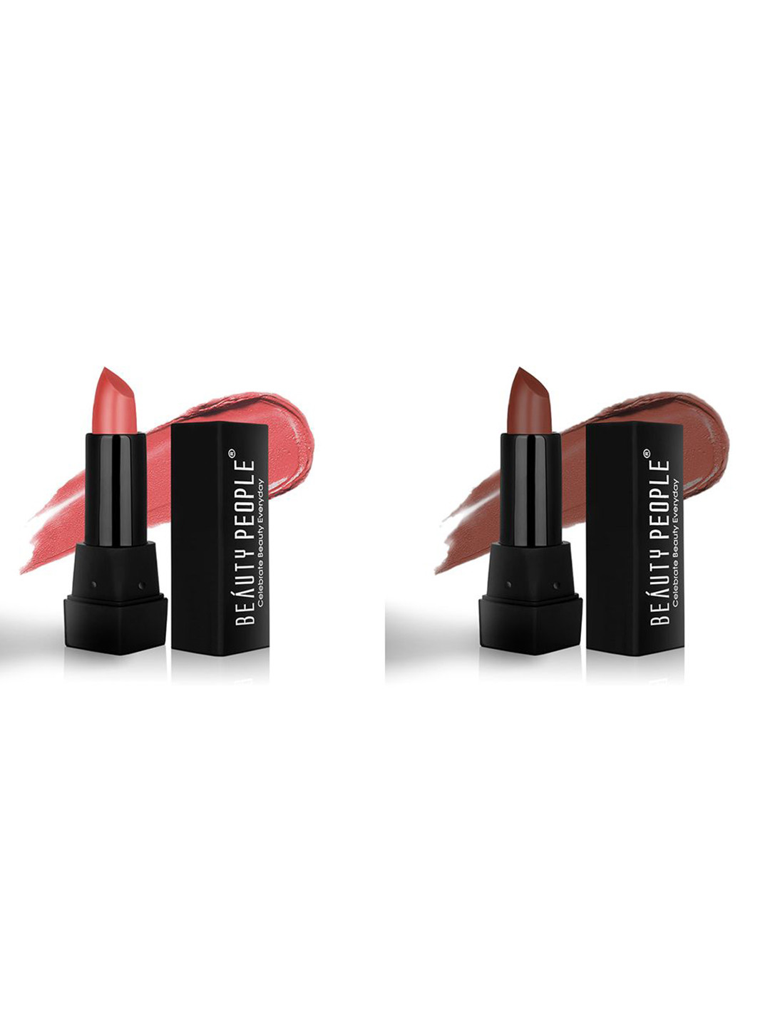 Beauty People Set Of 2 Pure Matte Lipstick- 3.8 g Each- Elle Woods 118- Buffy Summers 120