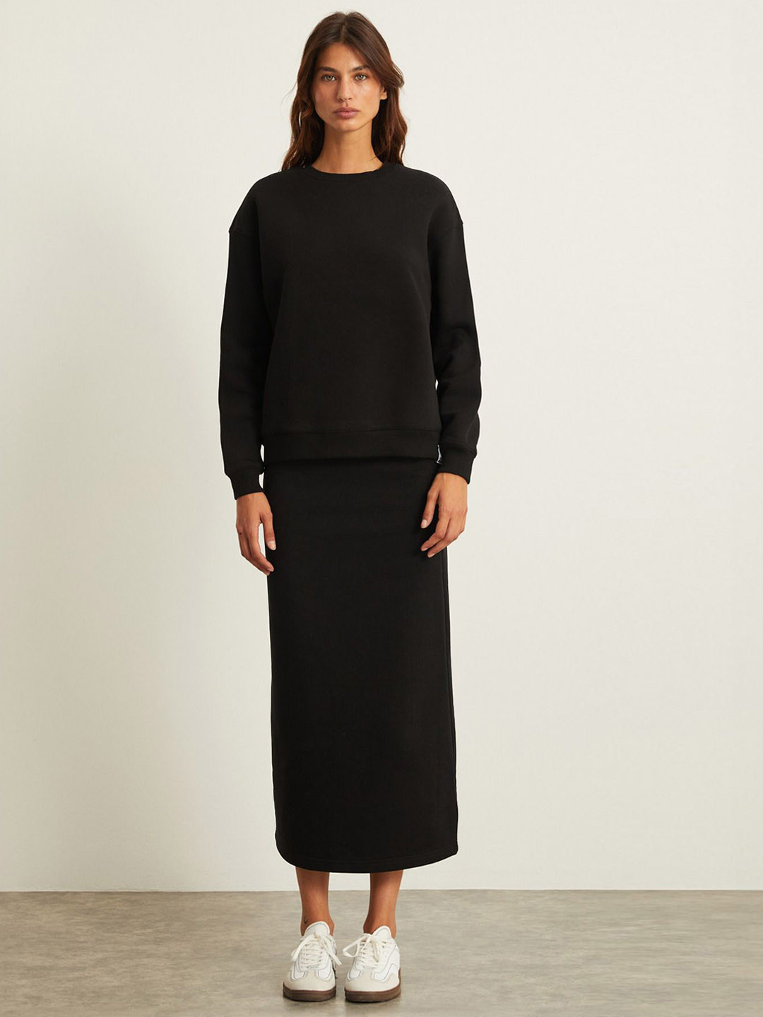 GRIMELANGE  A-Line Straight Midi Skirts