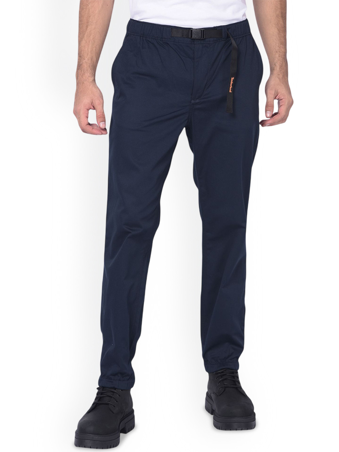Timberland Men Slim-Fit Belted Tapered Joggers
