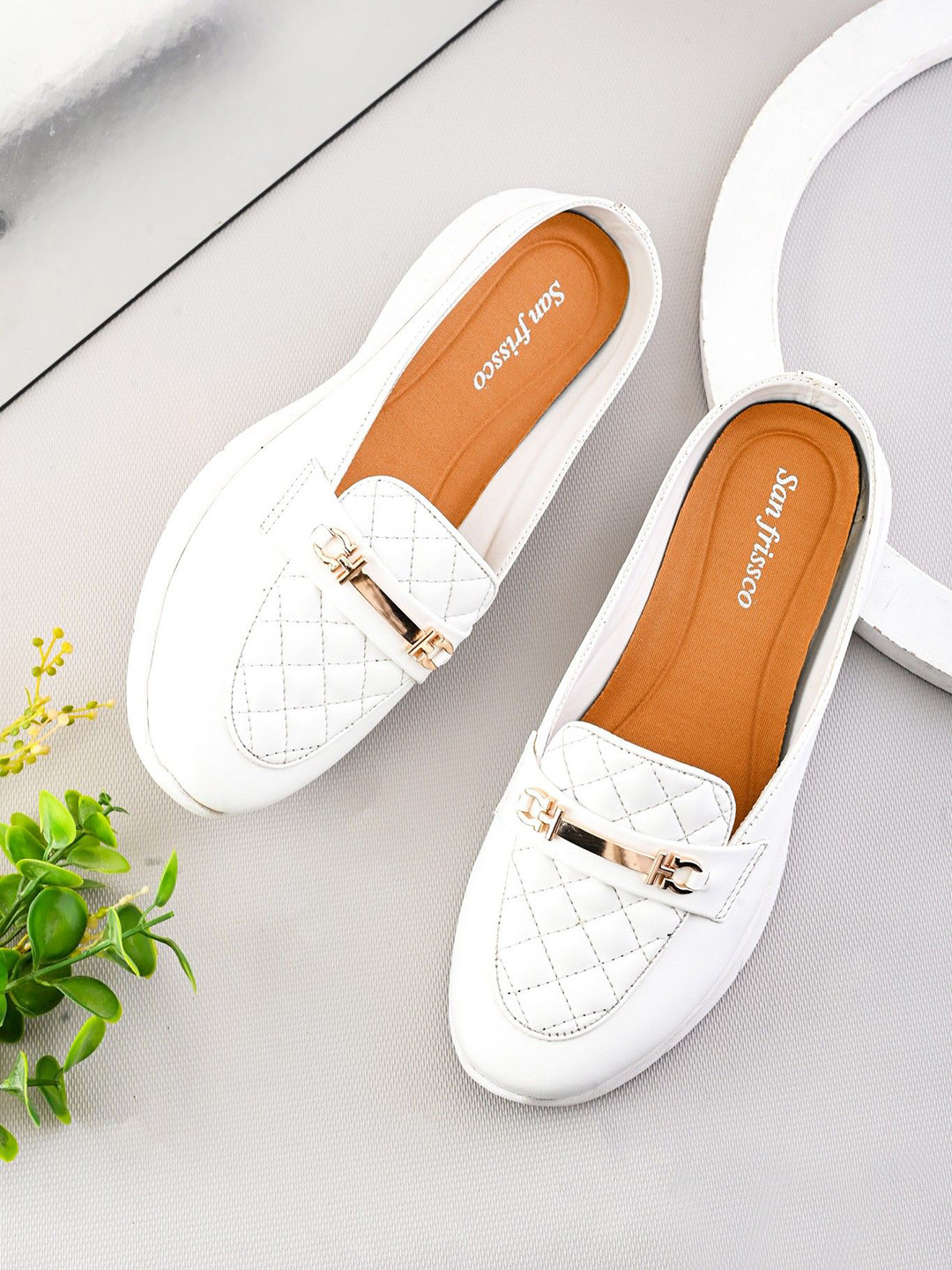 San Frissco City Strolls Women Textured Mules