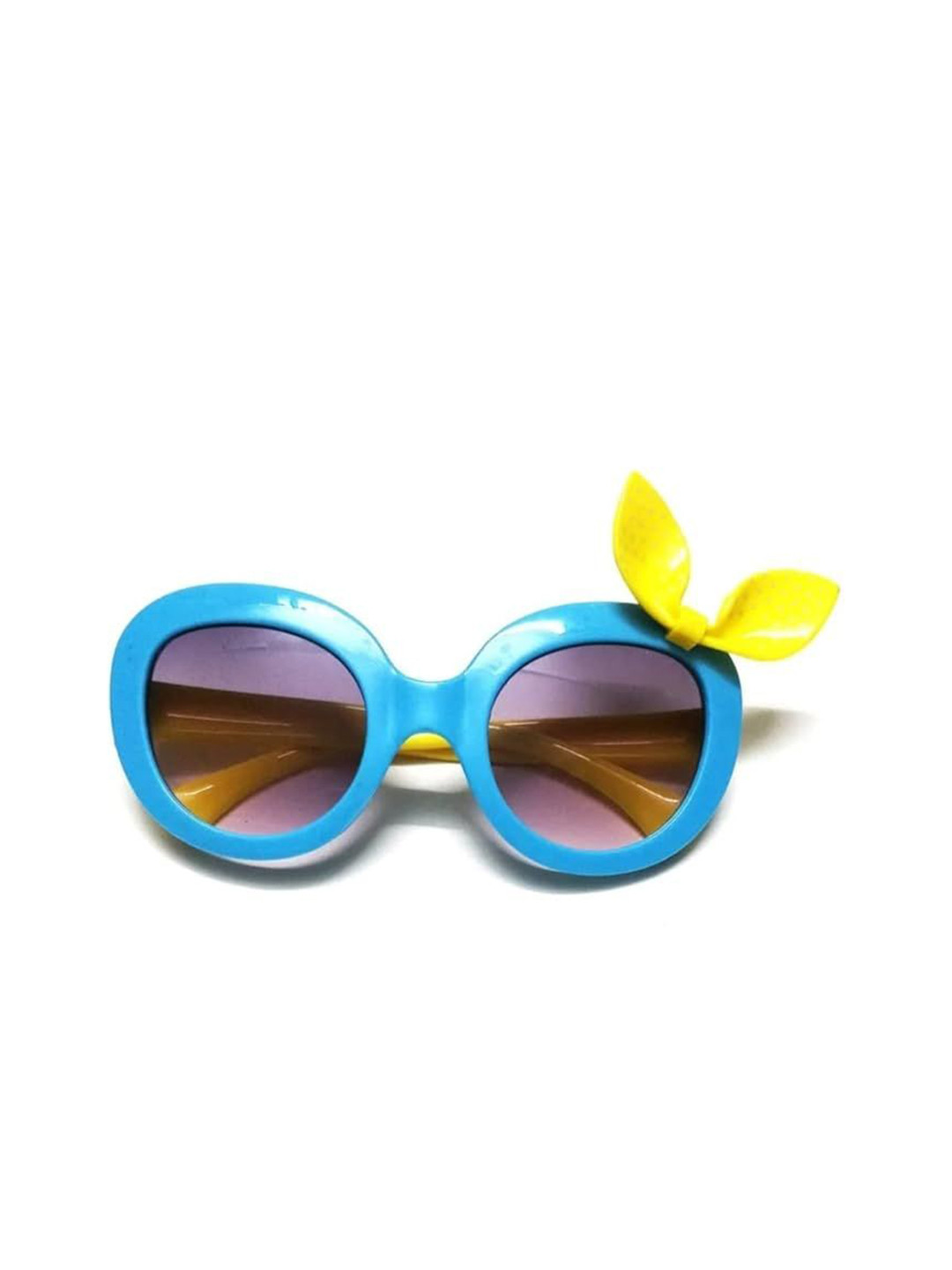 PIRASO Girls Oversized Sunglasses with UV Protected Lens 1510 BLUE YELLOW