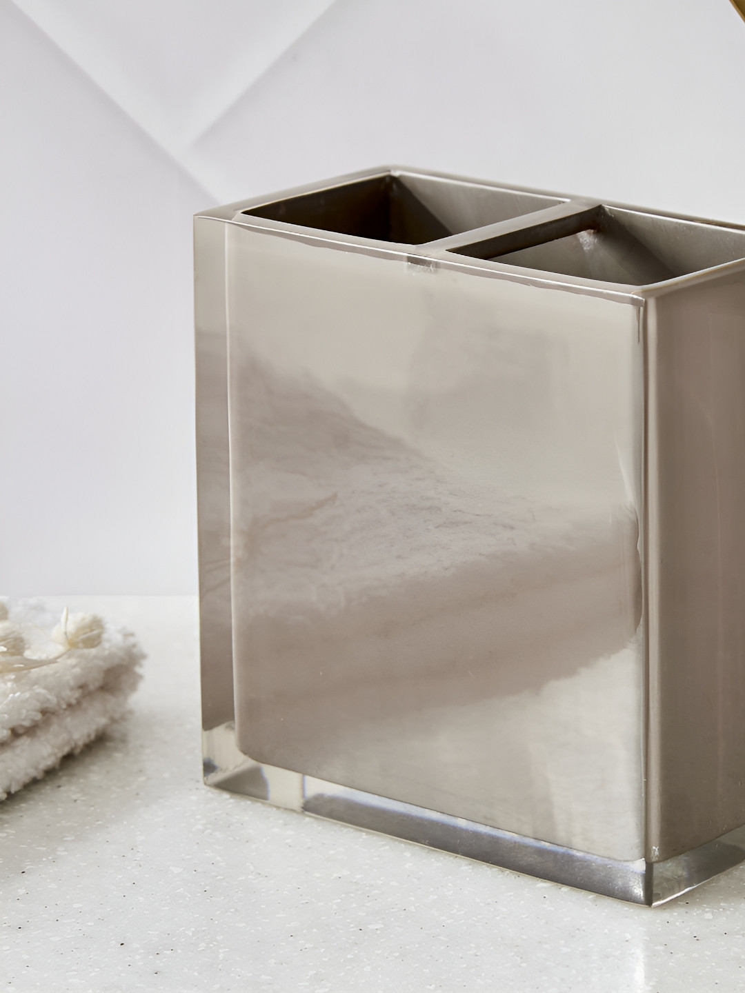 Home Centre Brown Tooth Brush Holder