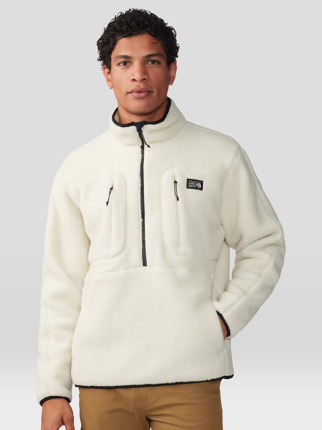 Mountain Hardwear Men Zip Detail Front-Open Sweatshirt