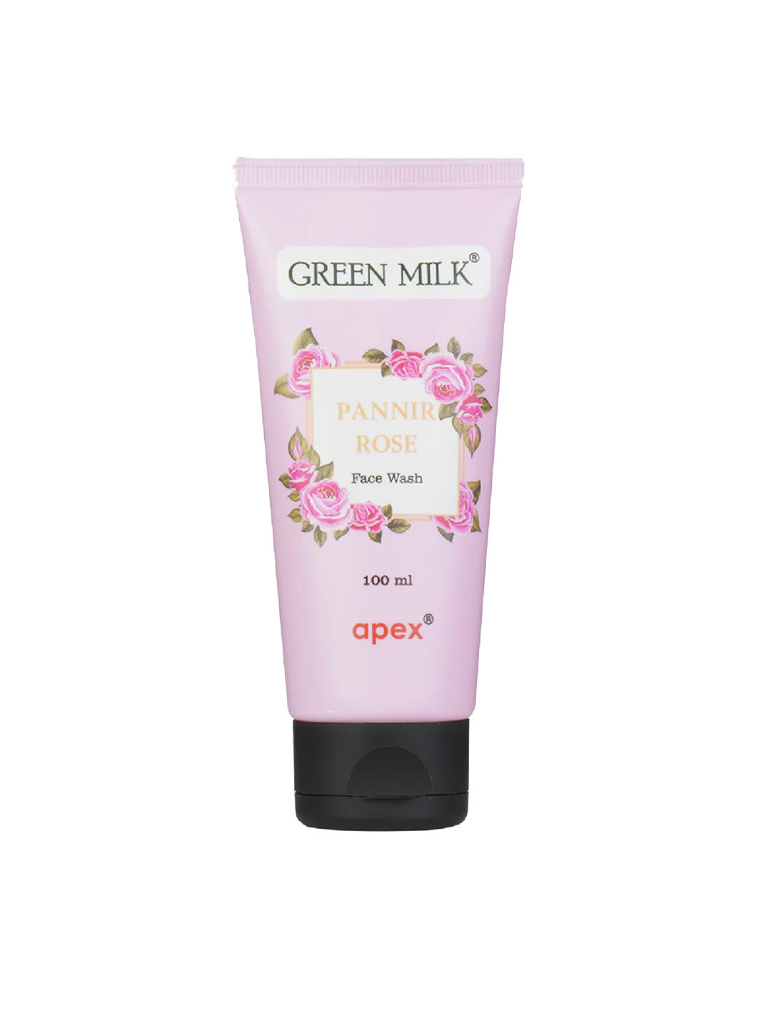 Green Milk Concepts Pannir Rose Face Wash Enriched With Hyaluronic Acid - 100 ml