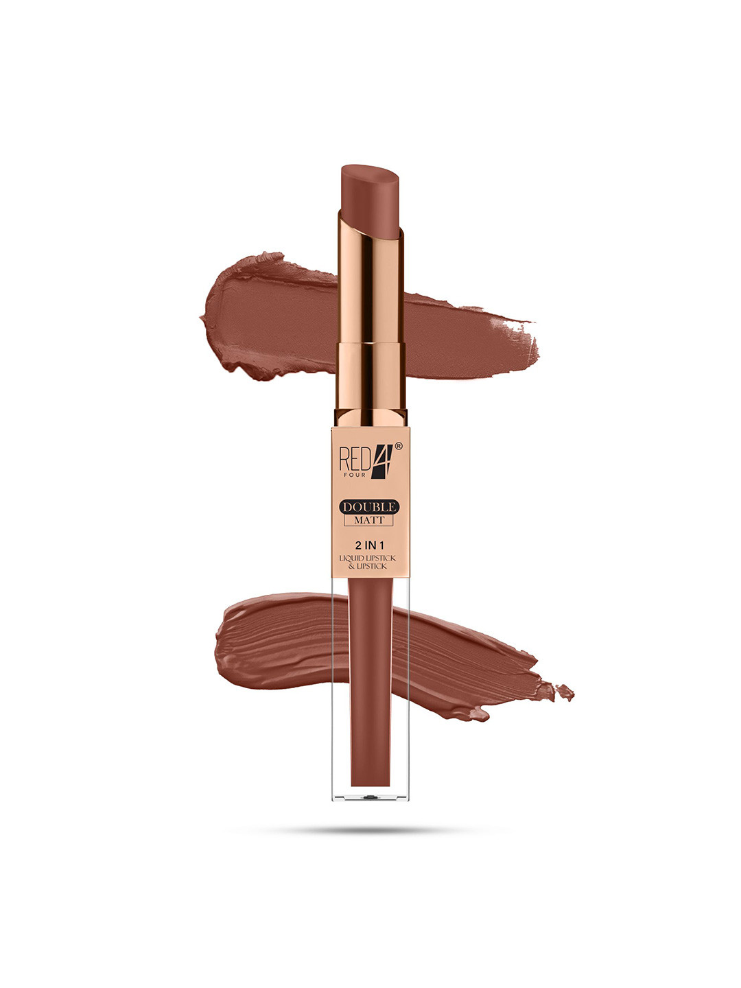RED 4 2 In 1 Long Lasting Matte Liquid Lipstick - 8 g - 111