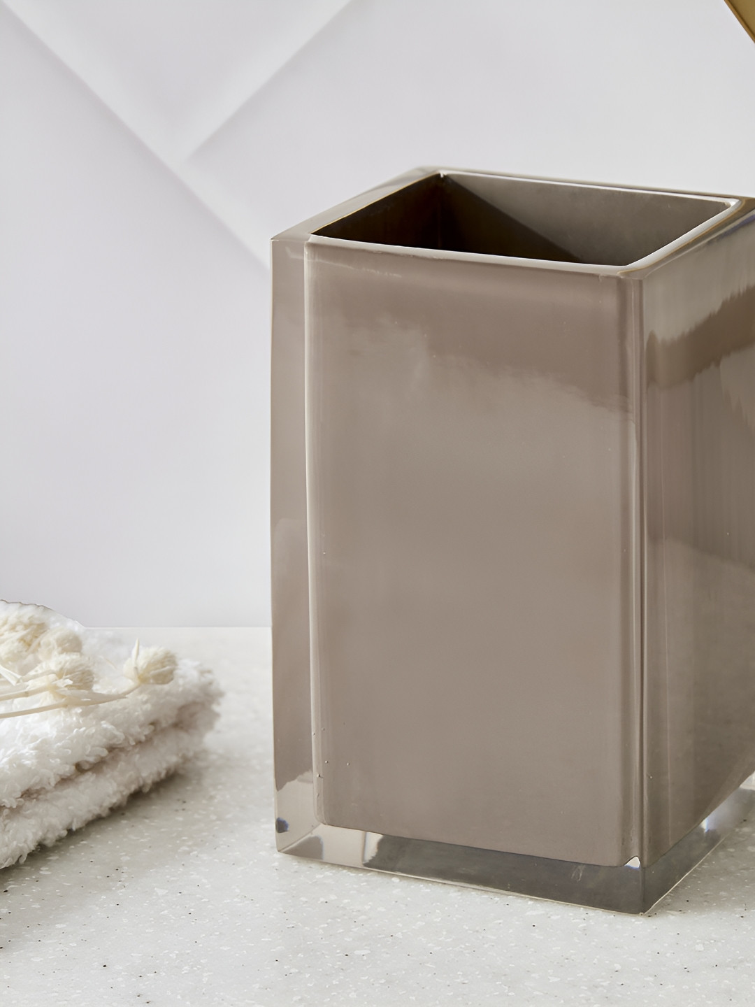 Home Centre Brown Toothbrush Holder