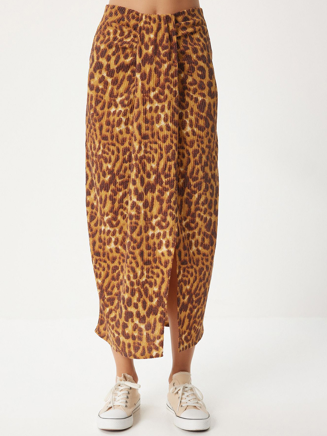 Happiness istanbul Printed Tulip Midi Skirt