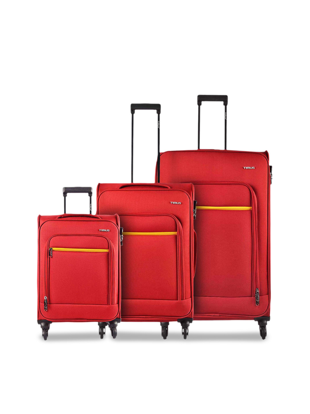 Timus Set Of 3 Nexon Soft-Sided Trolley Bag