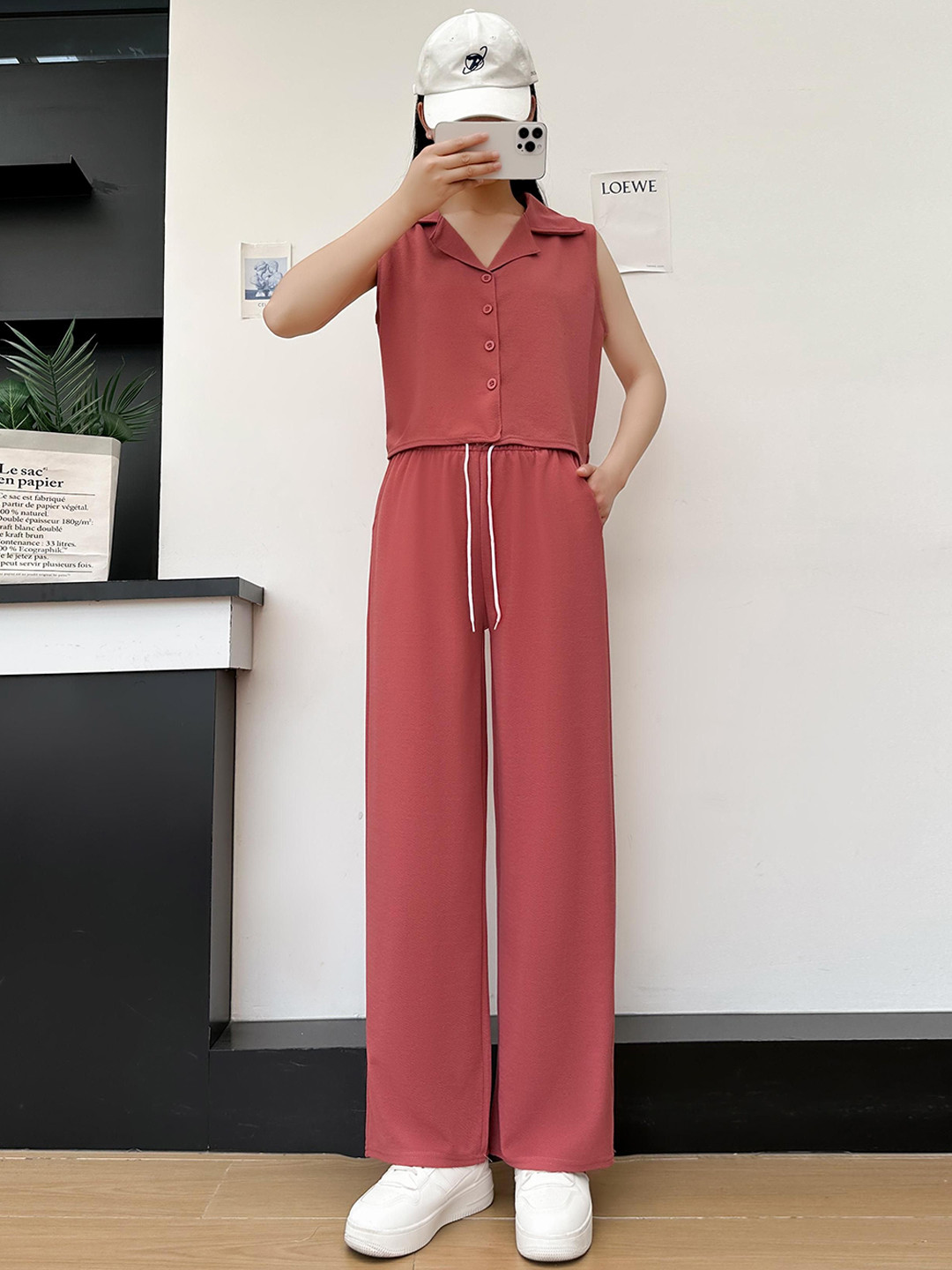 Lugo Shirt Collar Shirt With Palazzos Co-Ords