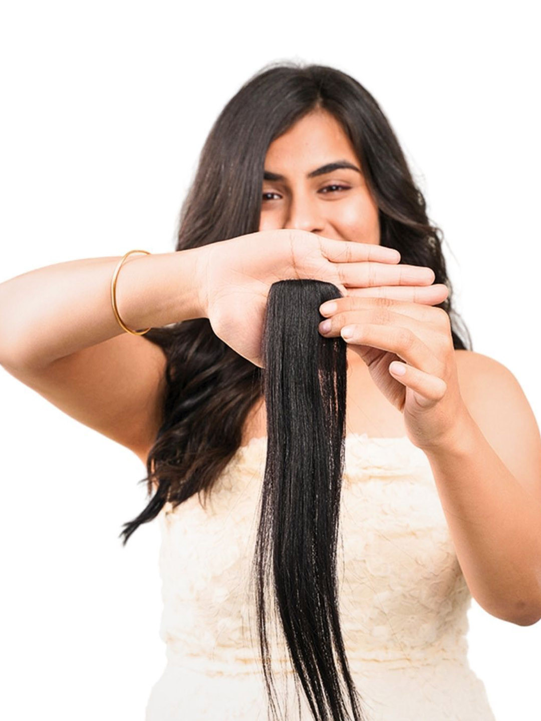 The Shell Hair Black Seamless Invisible Cover Up Hair Patch 14 Inches