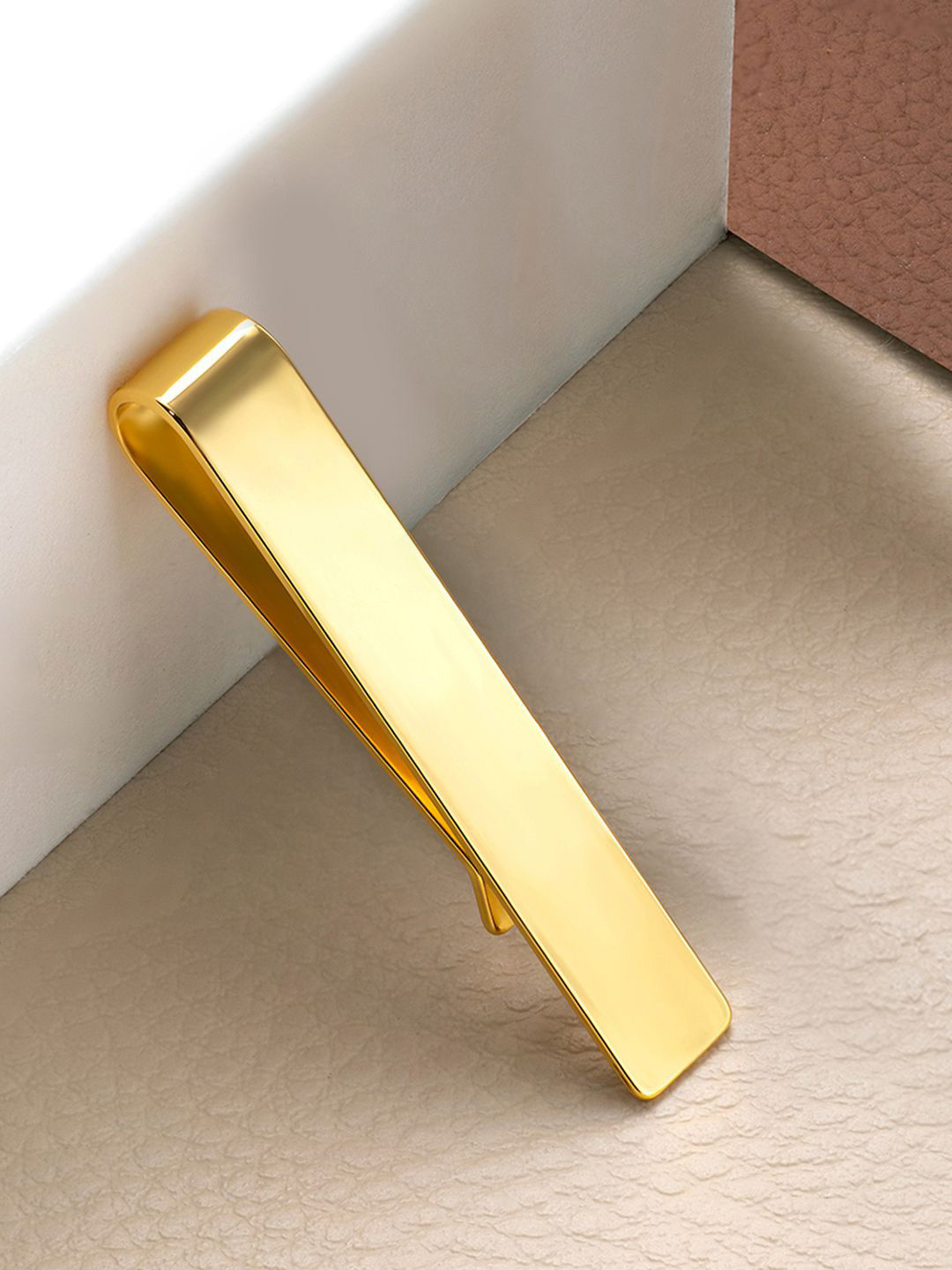 Peora Gold-Toned Plated Metal Tie Pin Brooch