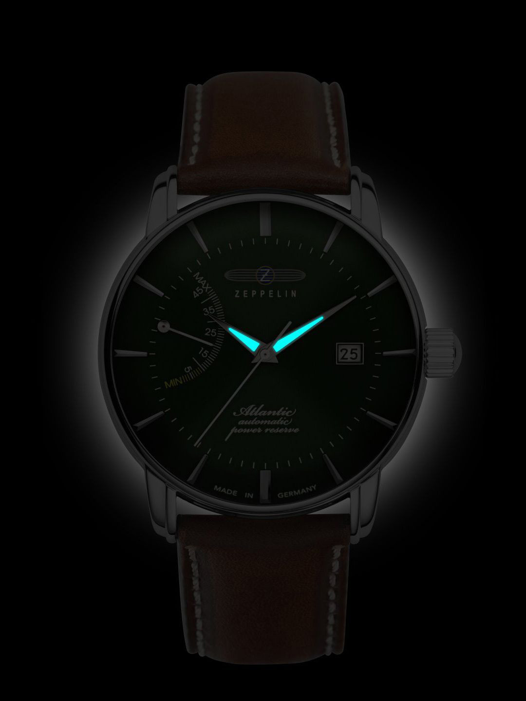 ZEPPELIN Men Dial & Leather Straps Analogue Multi Function Automatic Motion Powered Watch 84624