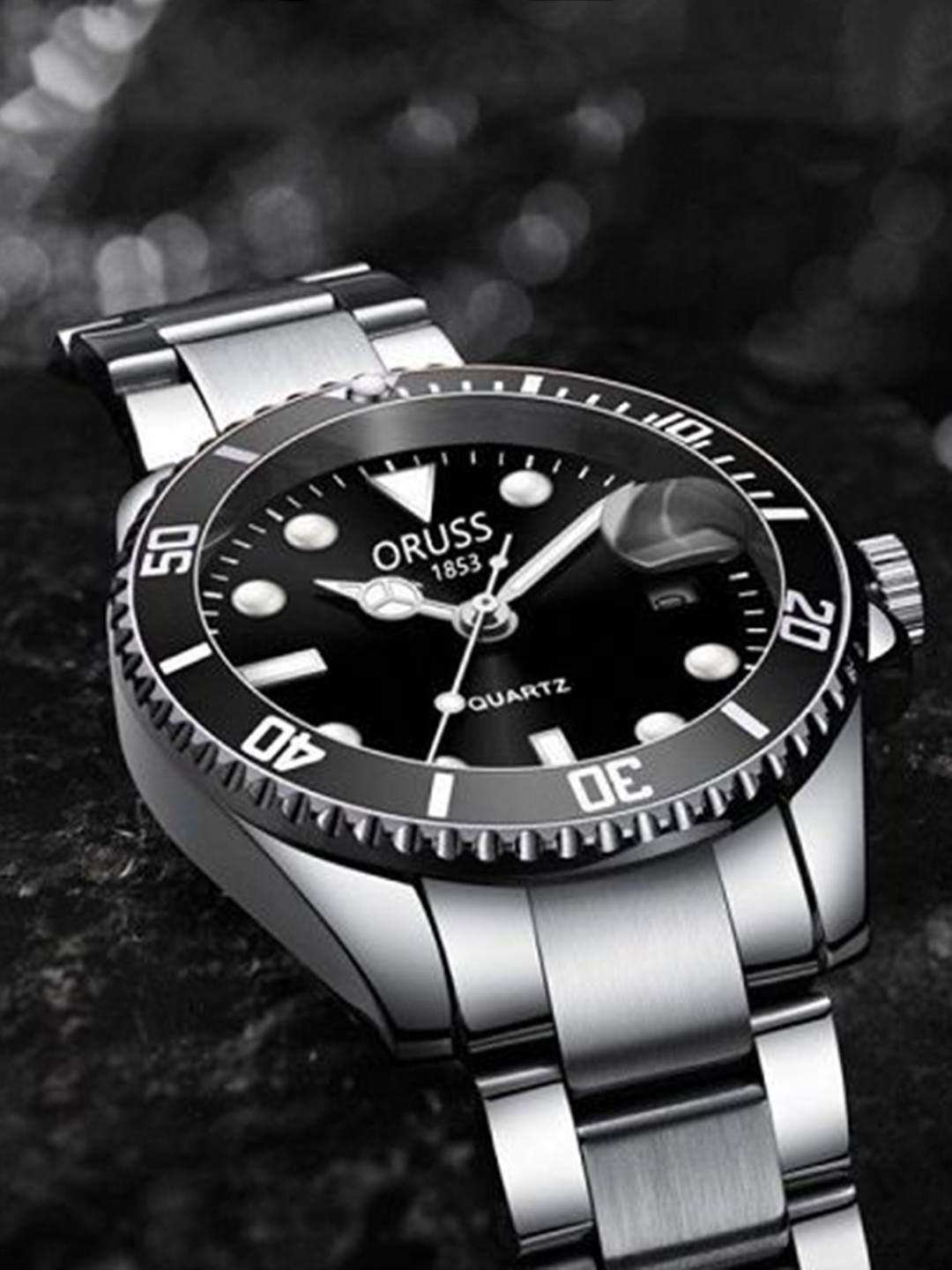 ORUSS Men Dial & Stainless Steel Straps Analogue Watch IHIBGHEGABBA