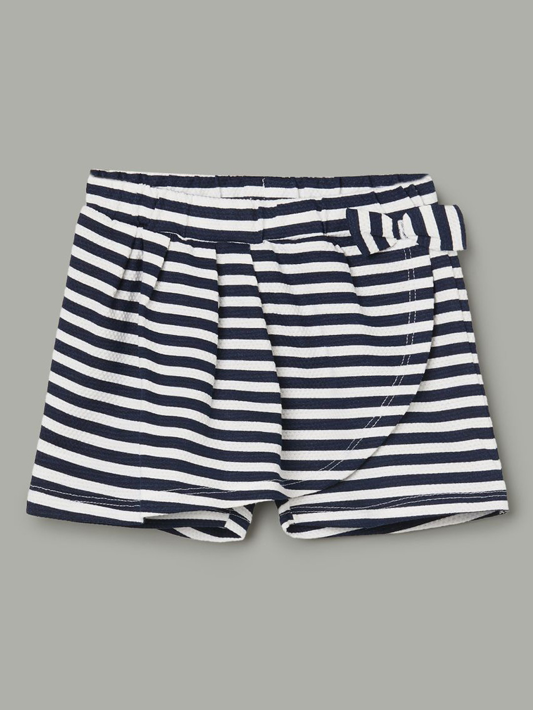 Juniors by Lifestyle Infant Girls Striped Pure Cotton Skorts