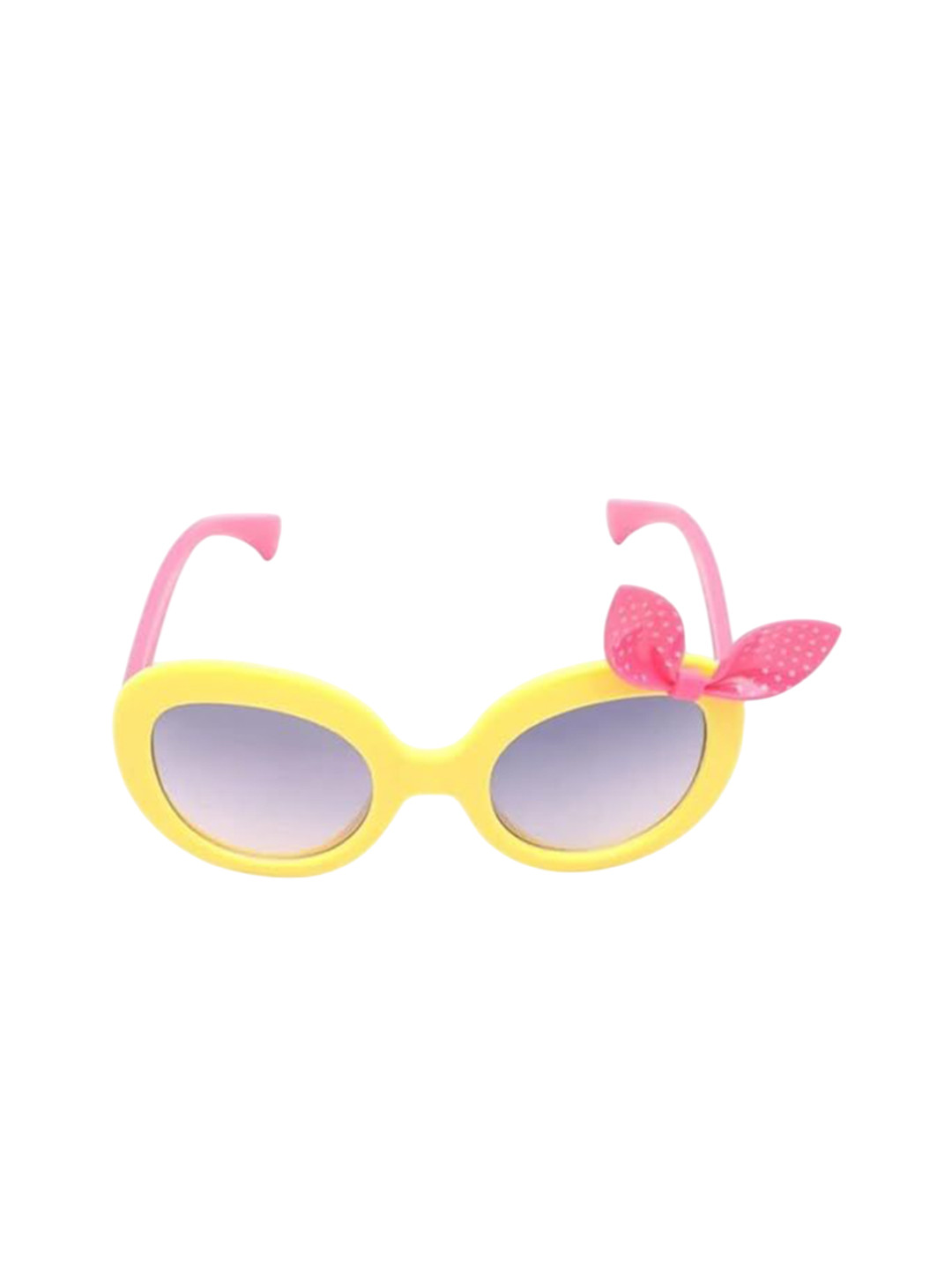 PIRASO Girls Oversized Sunglasses with UV Protected Lens 1510 YELLOW PINK