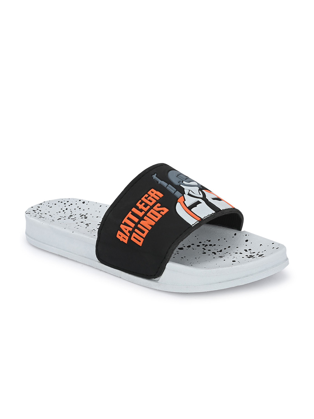 Shoe Island Men Solid PUBG Sliders Flip Flops