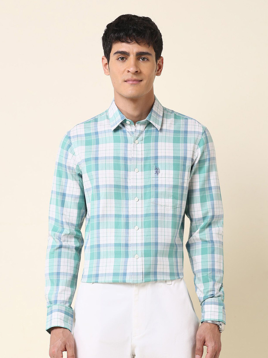 U.S. Polo Assn. Classic Tailored Fit Checked Shirt