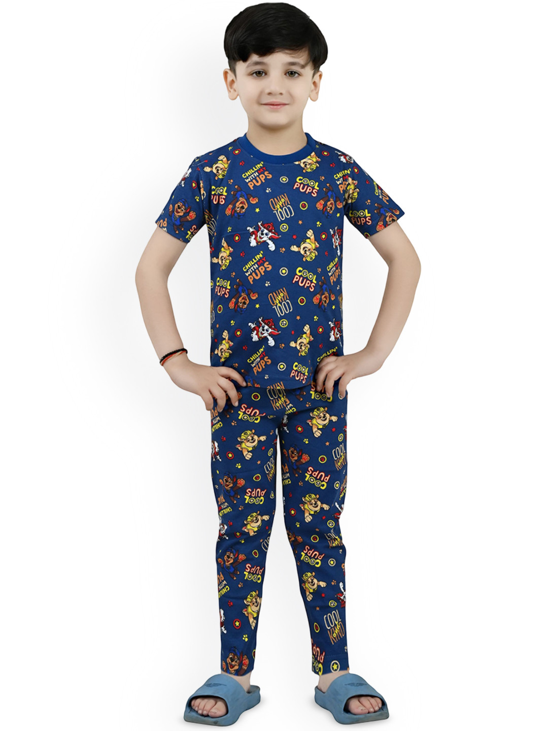 Arshia Fashions Boys Paw Patrol Printed Night suit