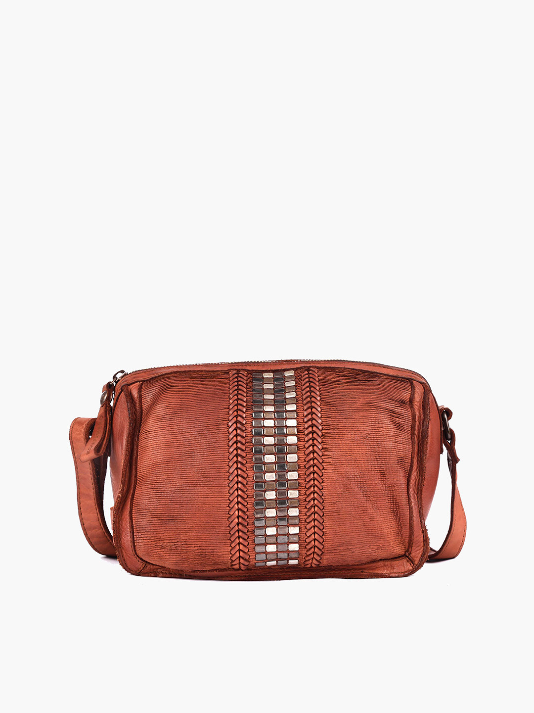 KOMPANERO Estelle Women Textured Leather Structured Sling Bag