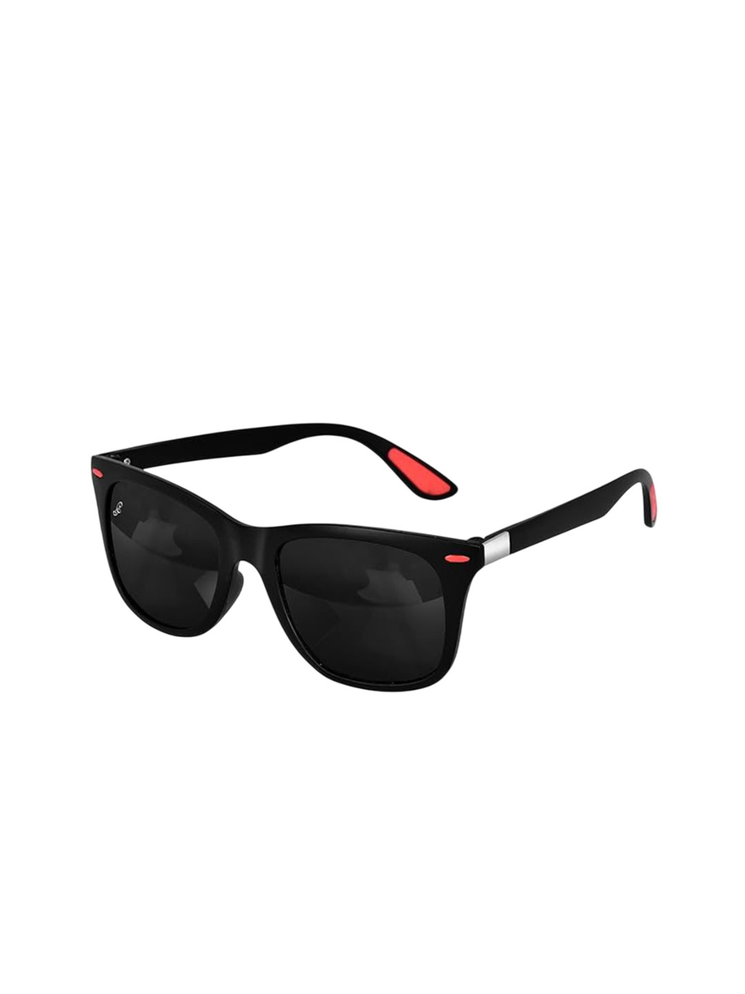 PIRASO Unisex Wayfarer Sunglasses with UV Protected Lens FT KC BLACK RED