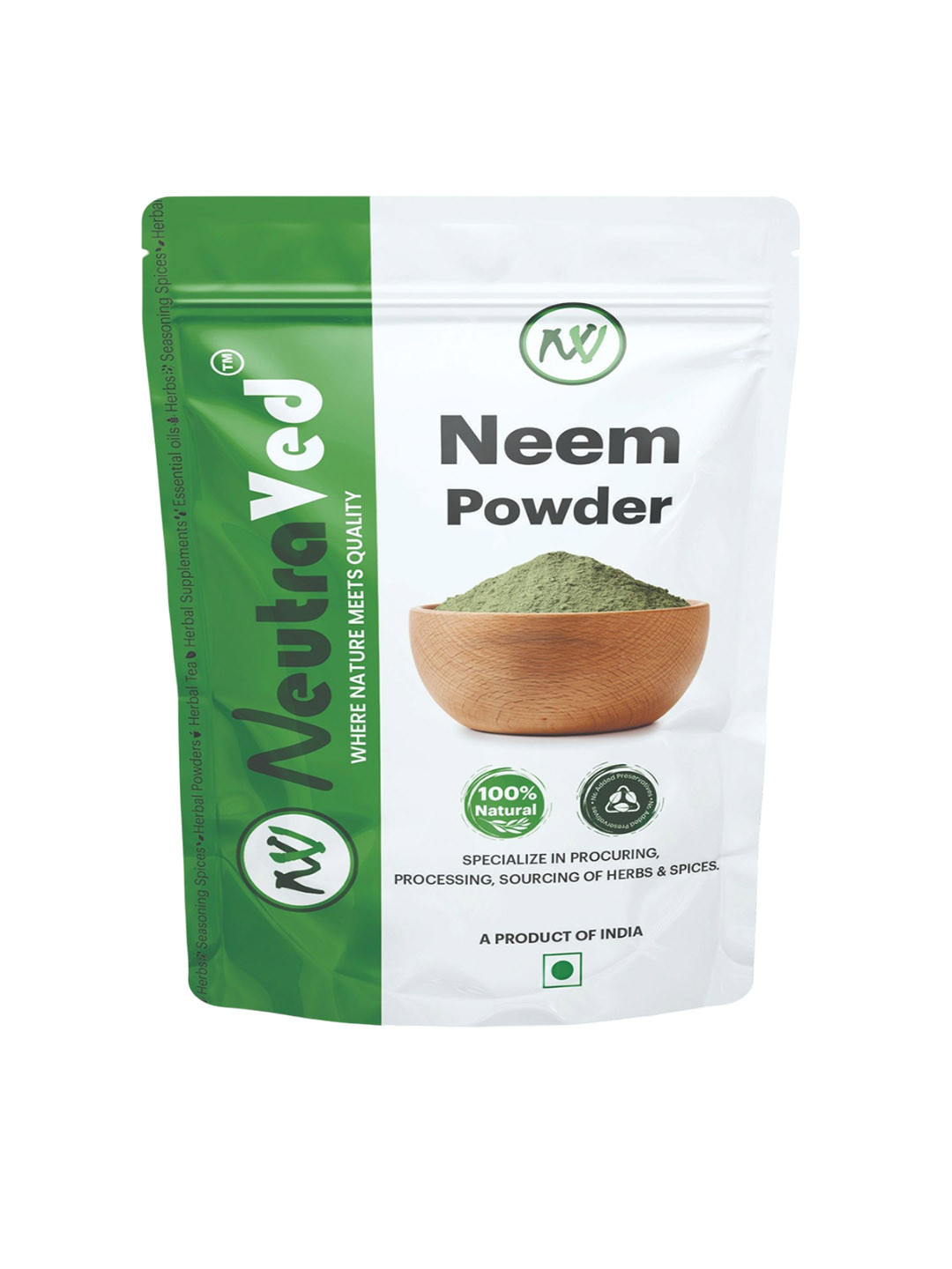 NeutraVed 100% Natural Neem Powder - 100 g