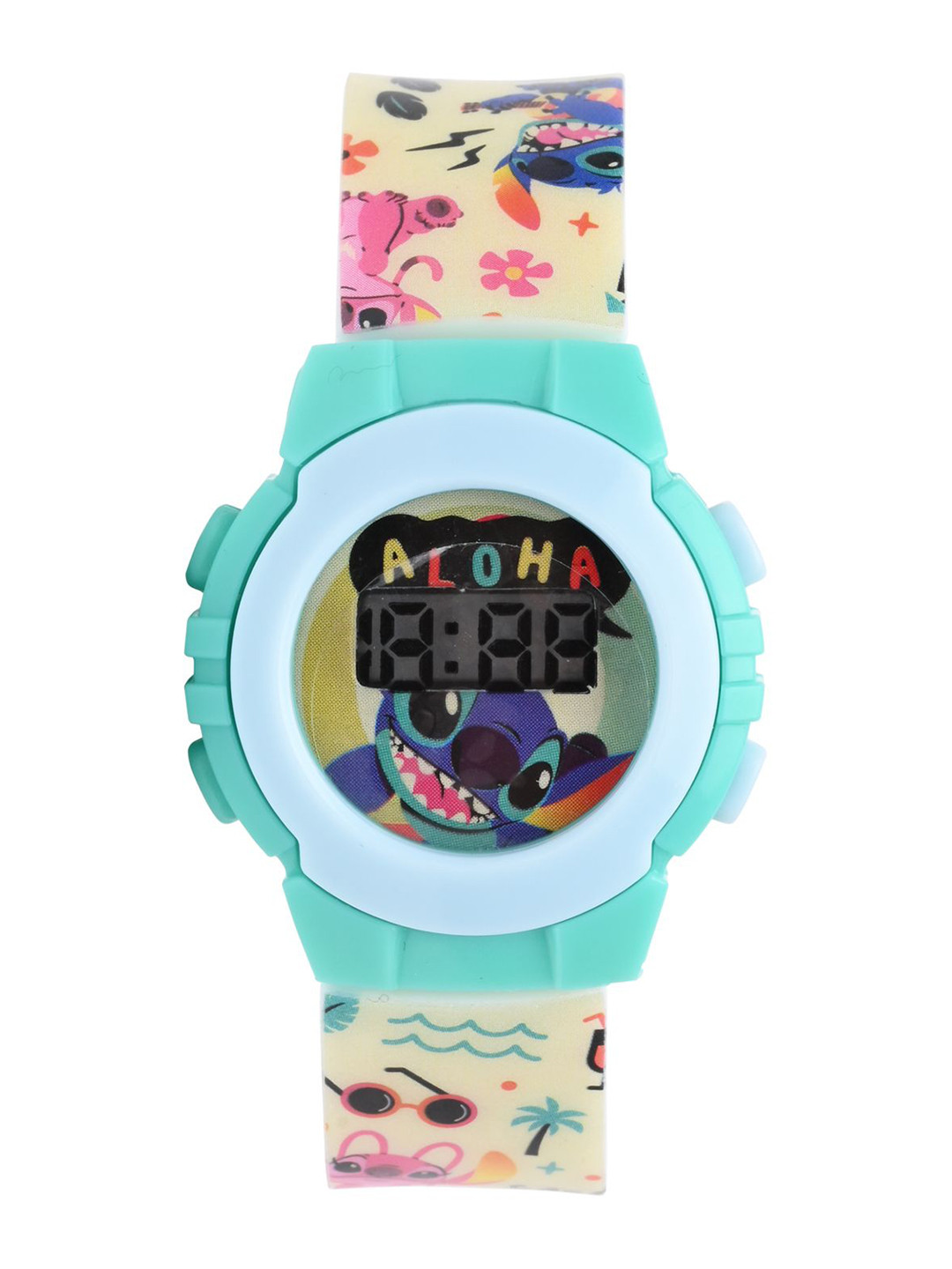 Disney Unisex Kids Printed Dial & Straps Digital Automatic Watch TKW0015